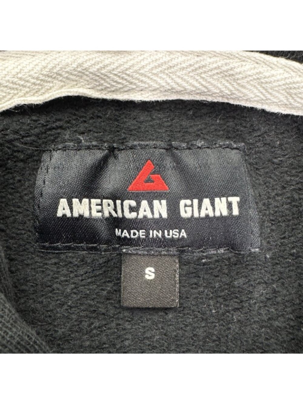 American Giant Midweight Full Zip Hoodie Men's Small Black Outdoor Huckberry - Picture 4 of 12